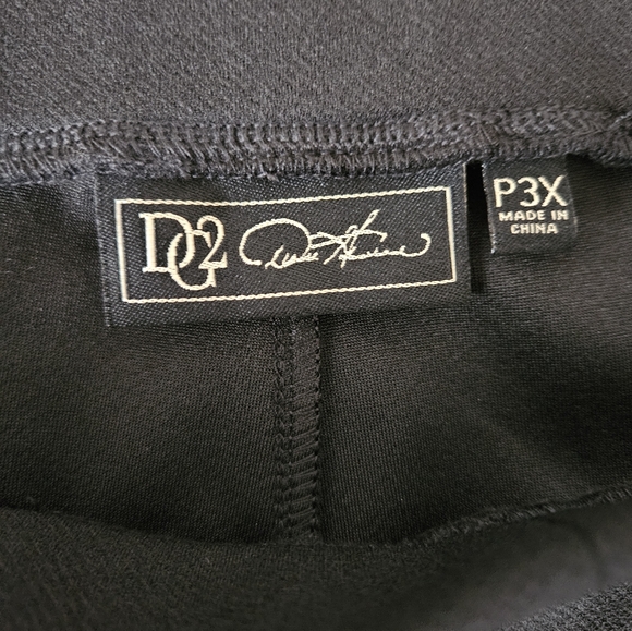 DG2 NWT 3XPetite black pull on bootcut pant workwear office - Picture 12 of 12
